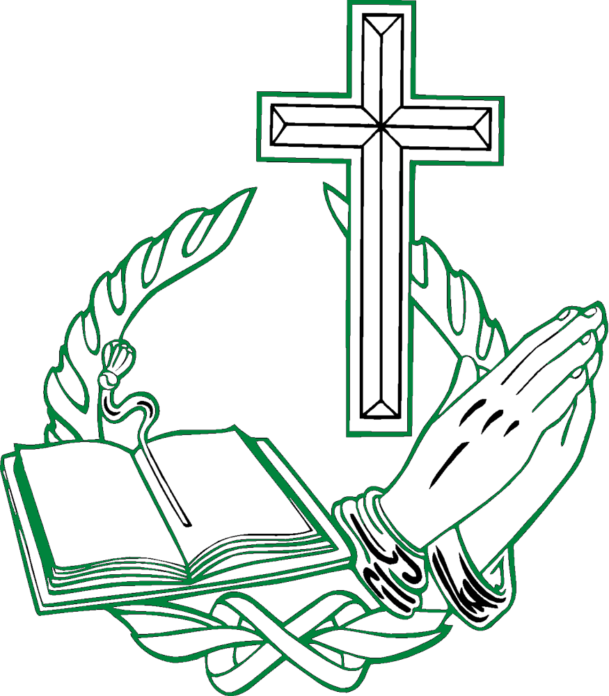 Praying Hands Bible And Cross Clipart PNG image