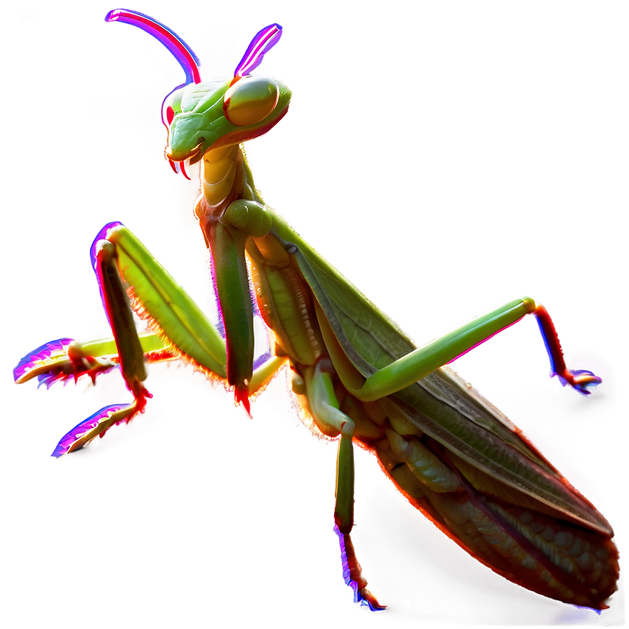 Praying Mantis At Night Png Tdh62 PNG image