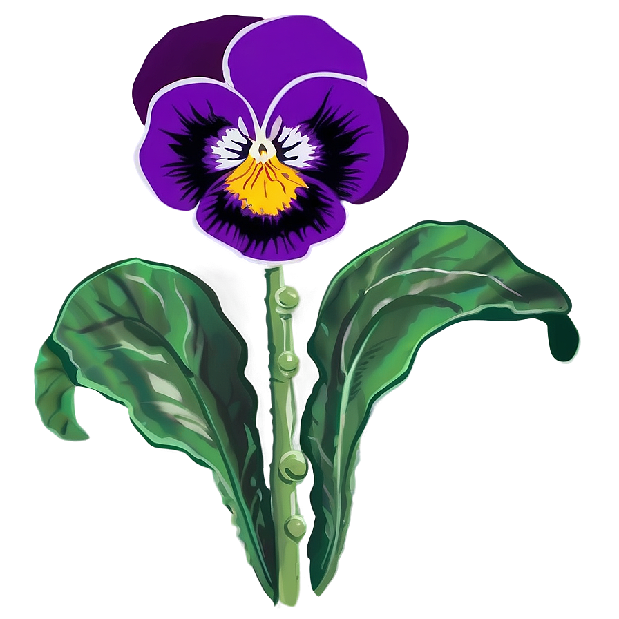 Precious Pansy Png Ewd70 PNG image