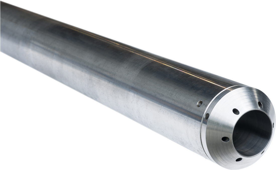 Precision Machined Steel Tube PNG image