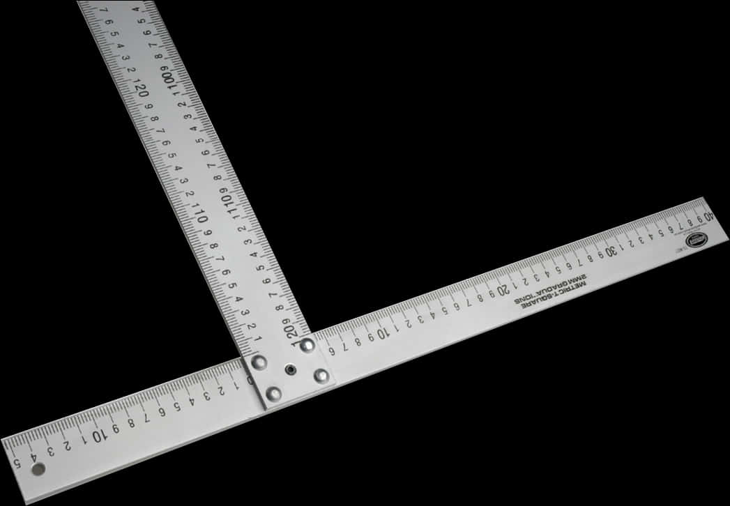 Precision Metal Ruler Angle PNG image