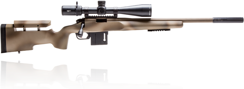 Precision Sniper Riflewith Scope PNG image