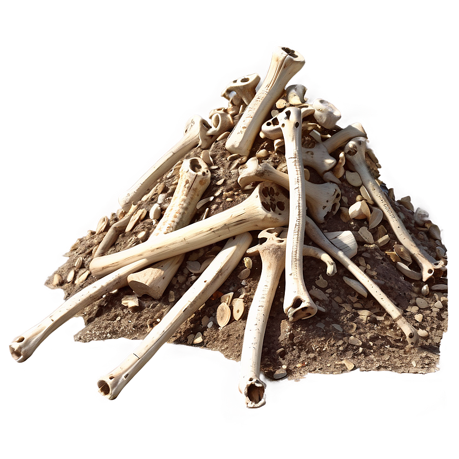 Prehistoric Bones Pile Png 49 PNG image