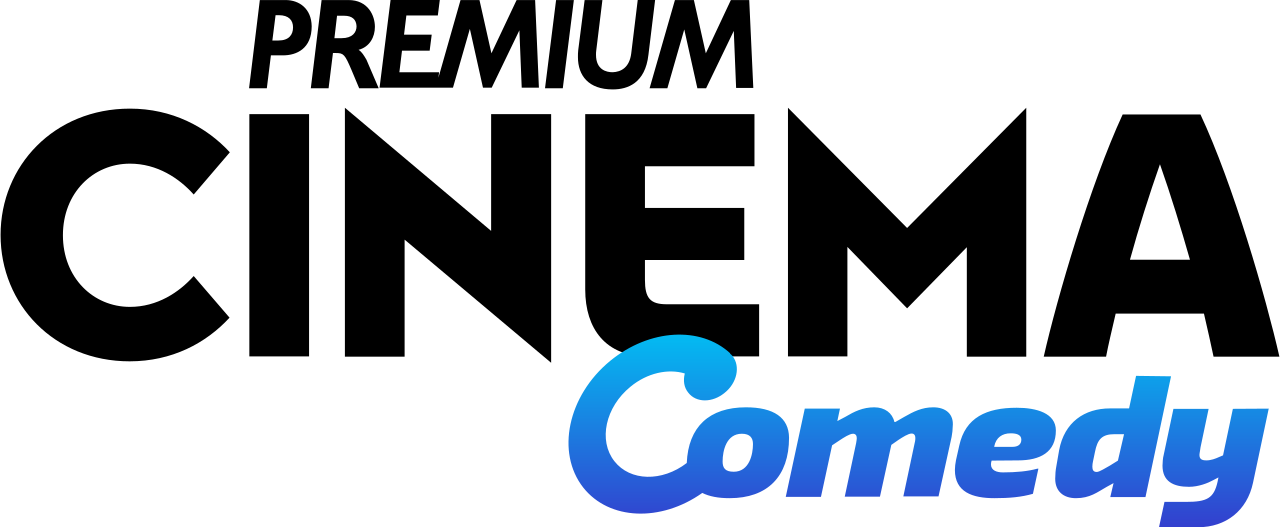 Premium Cinema Comedy Logo PNG image