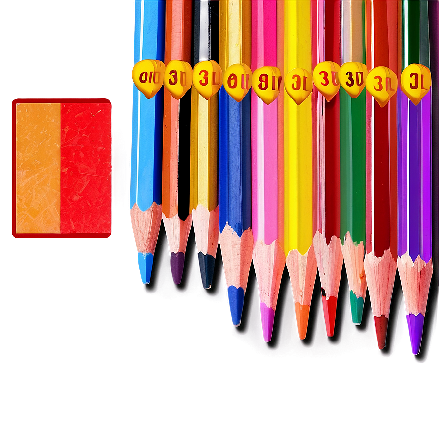 Premium Colored Pencils Png Smd PNG image