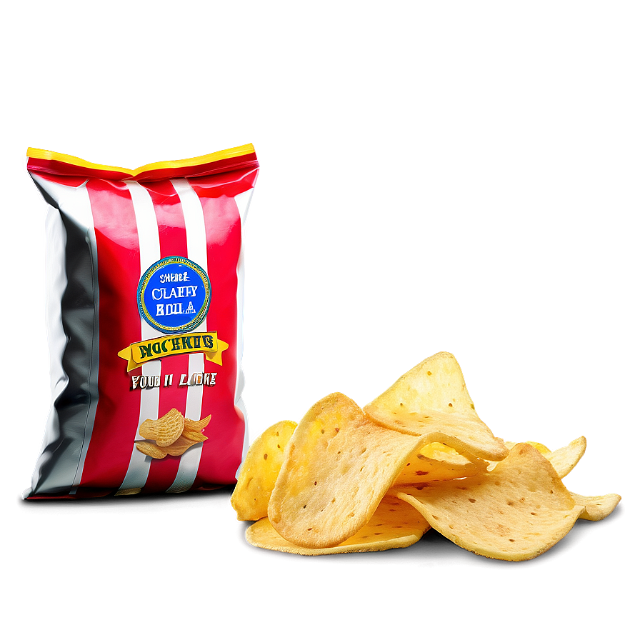 Premium Quality Bag Of Chips Png 06132024 PNG image