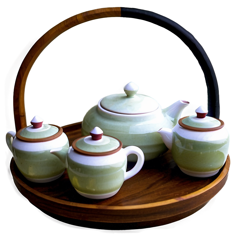 Premium Quality Tea Set Png 06252024 PNG image