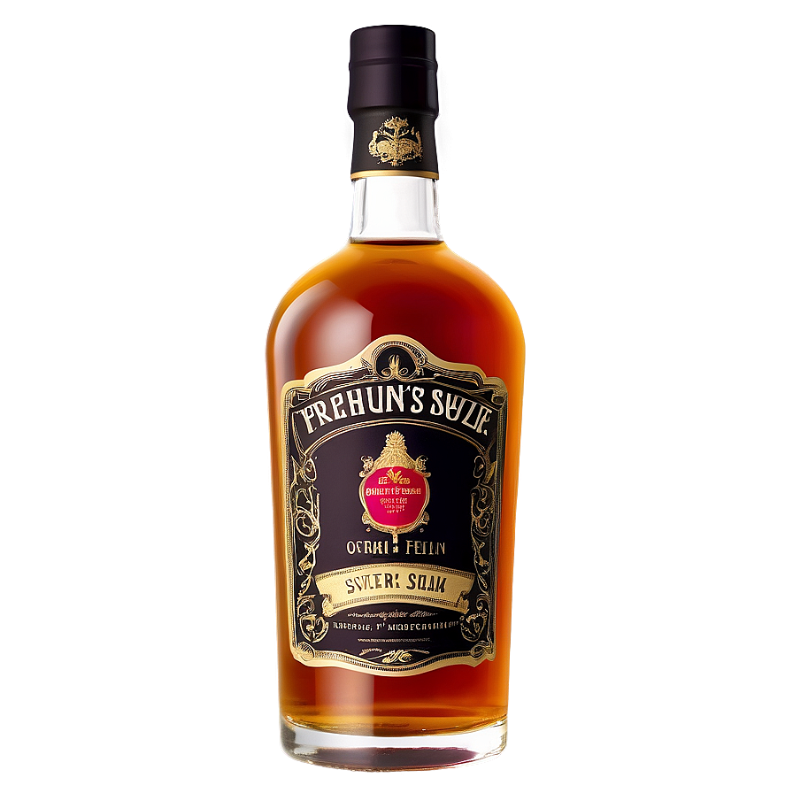 Premium Rum Bottle Png Clj82 PNG image