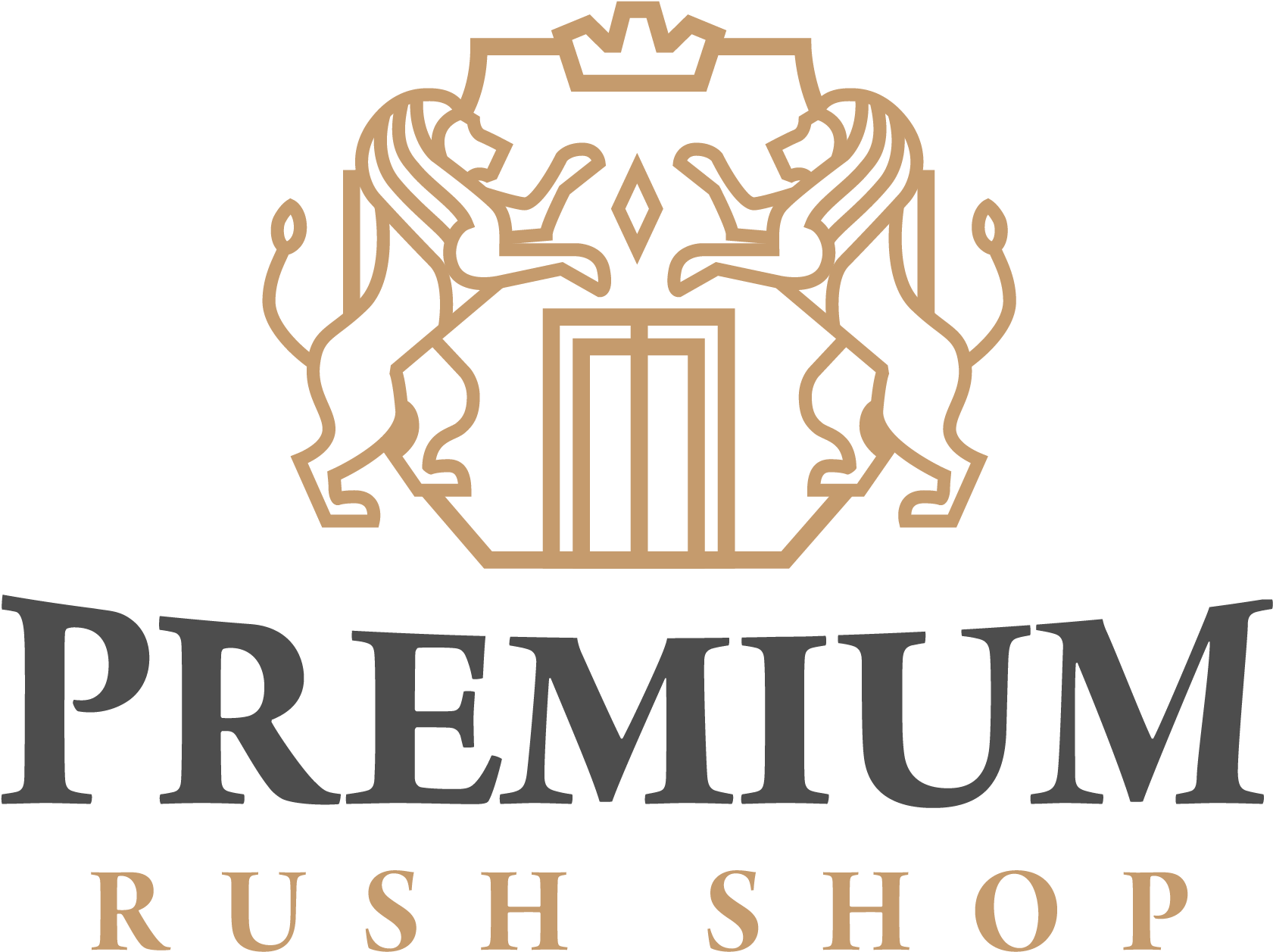 Premium Rush Shop Logo PNG image