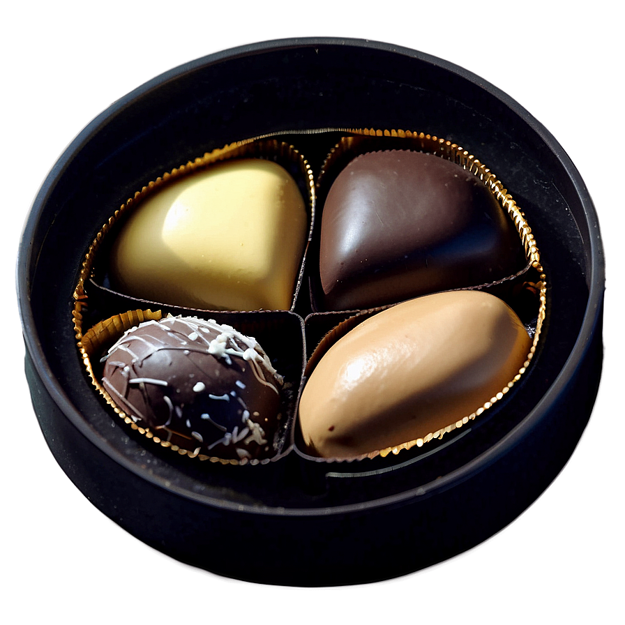 Premium Truffle Chocolate Box Png Vno82 PNG image