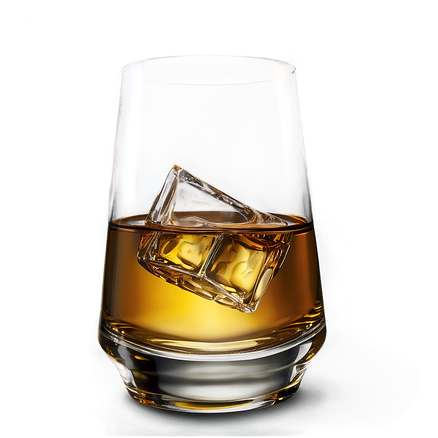 Premium Whiskey Glass Png 06122024 PNG image