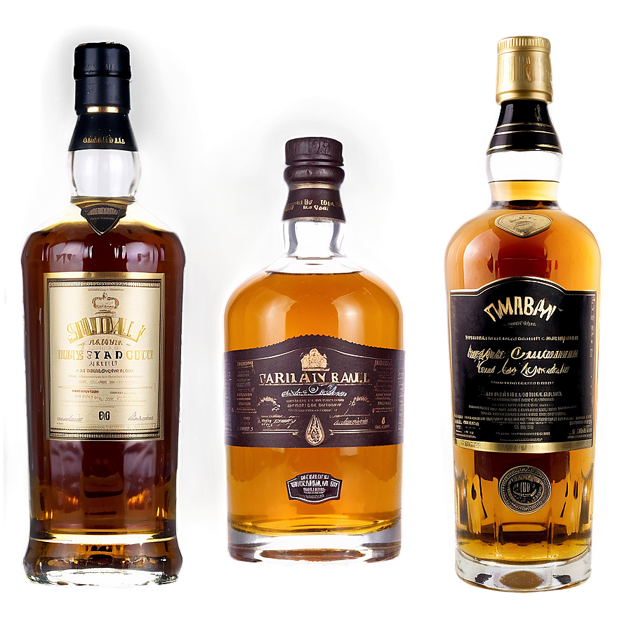 Premium Whisky Collection Png 21 PNG image