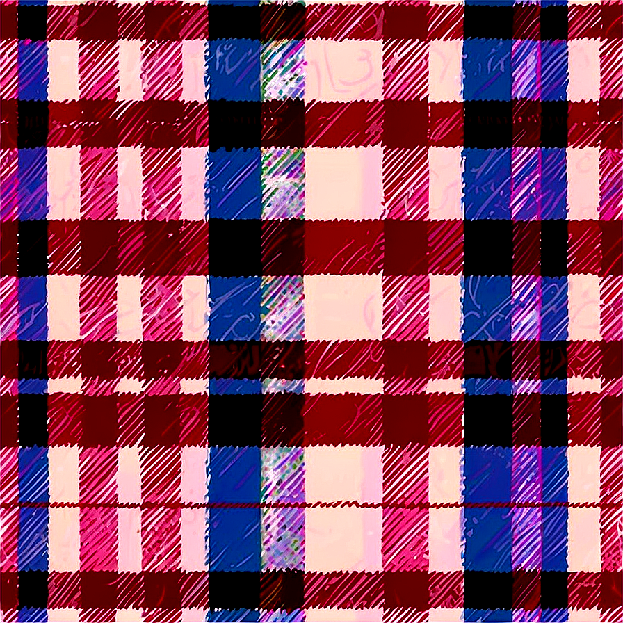 Preppy School Plaid Png 06252024 PNG image