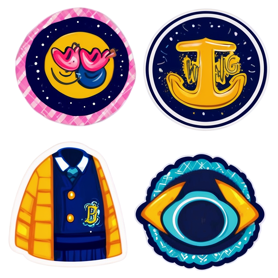 Preppy Stickers Collection Png 57 PNG image