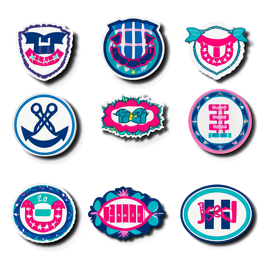 Preppy Stickers For Customization Png Hkv54 PNG image