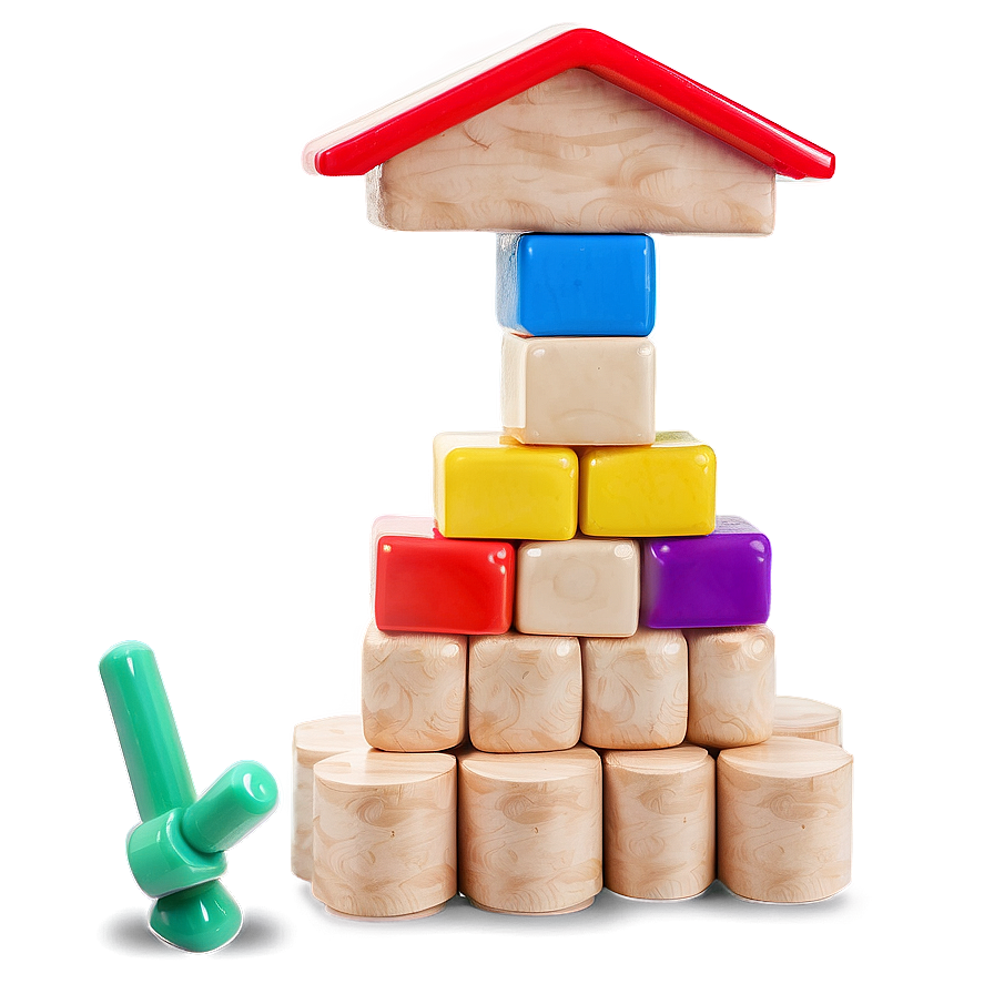 Preschool Building Blocks Png Svg PNG image