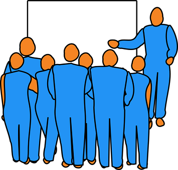 Presentation Leaderand Audience PNG image