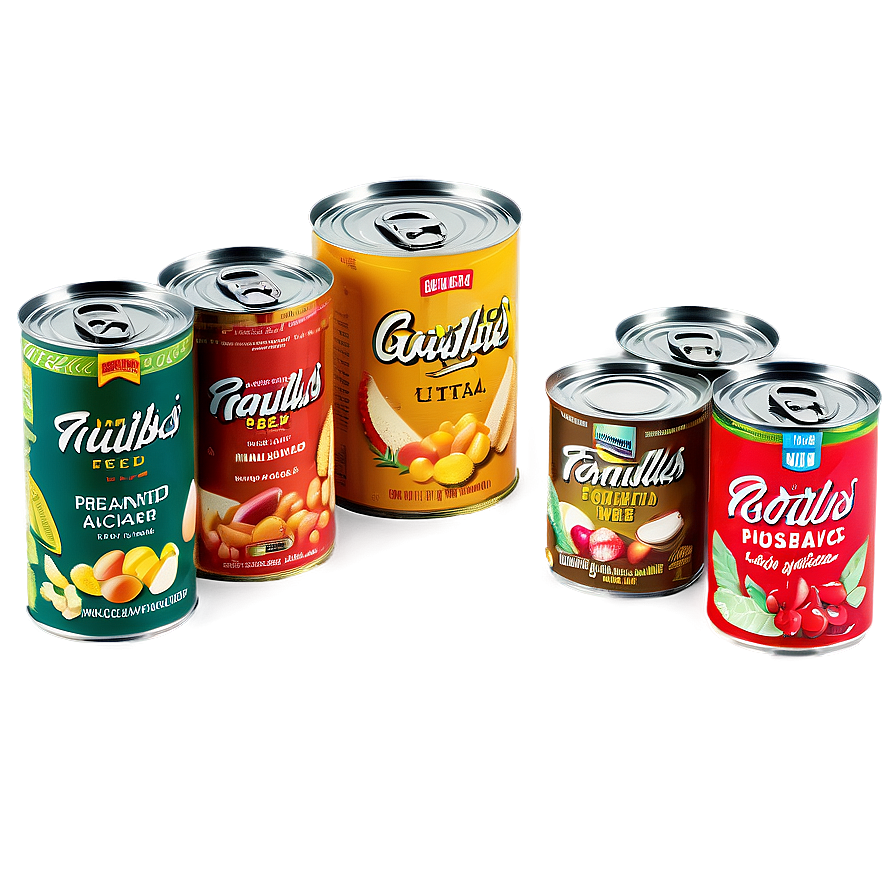 Preservative-free Canned Goods Png 06132024 PNG image