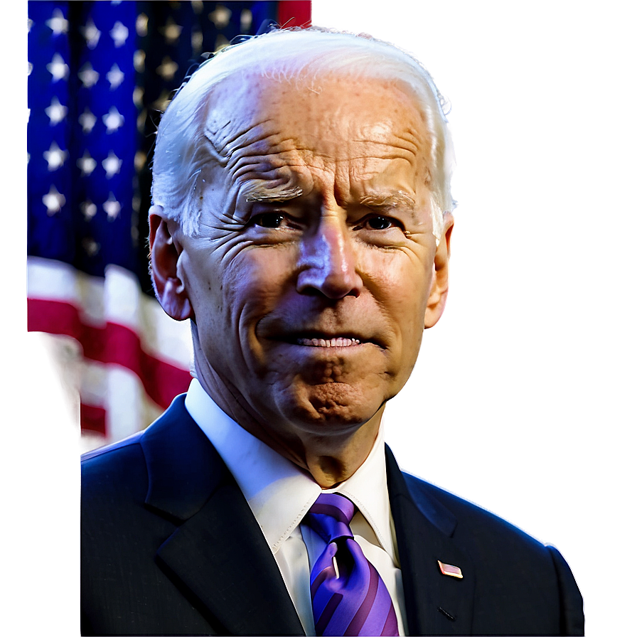 President Joe Biden Portrait Png 98 PNG image