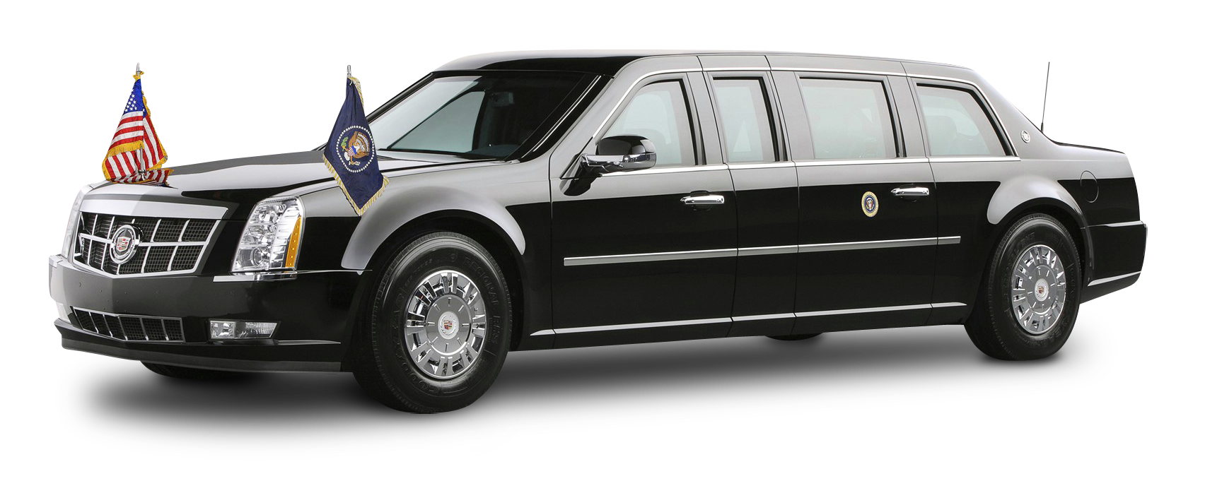 Presidential Cadillac Limousine PNG image