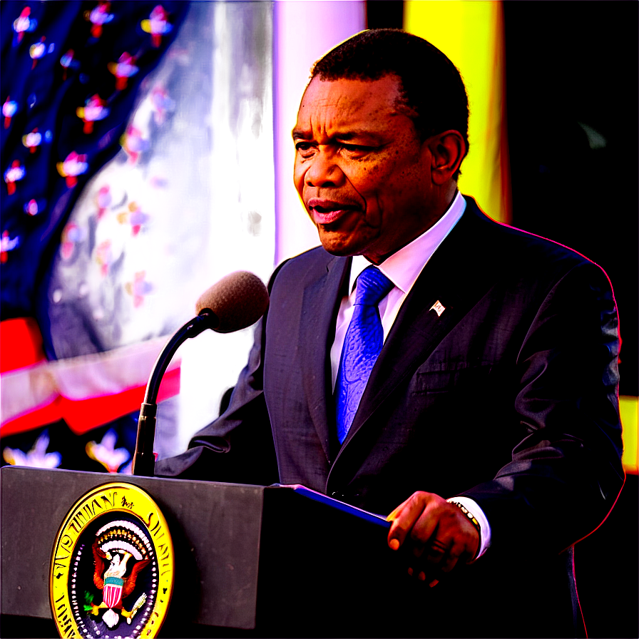 Presidential Televised Address Png 06132024 PNG image