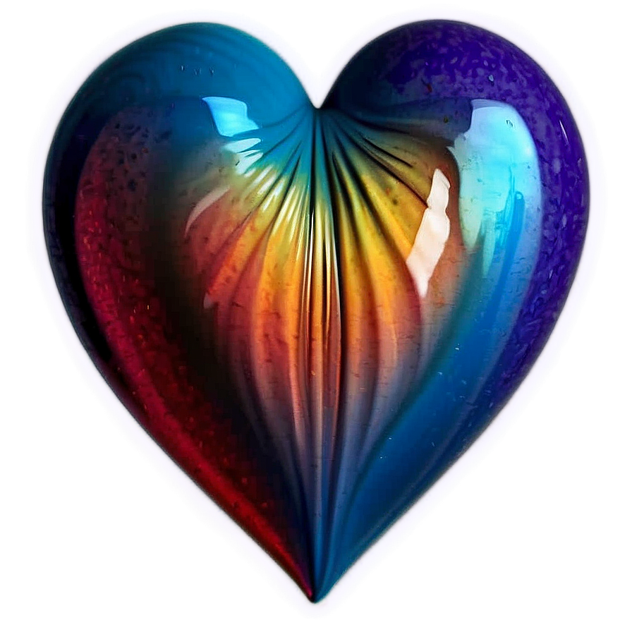 Pretty Heart Artwork Png 64 PNG image