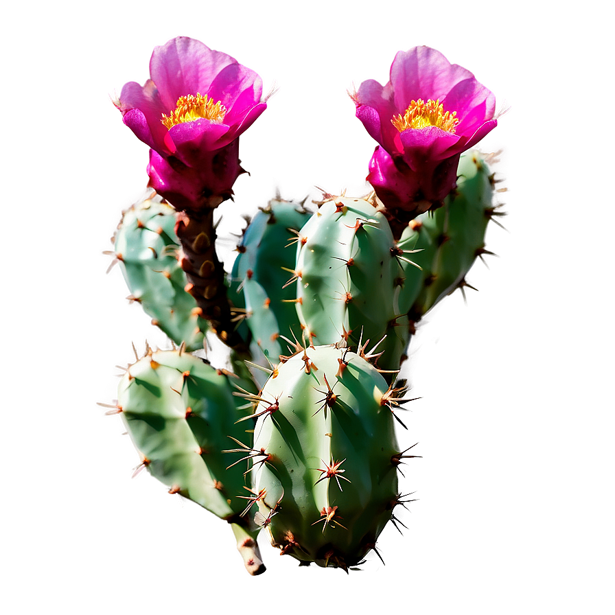 Prickly Pear Cactus Flower Png 06252024 PNG image