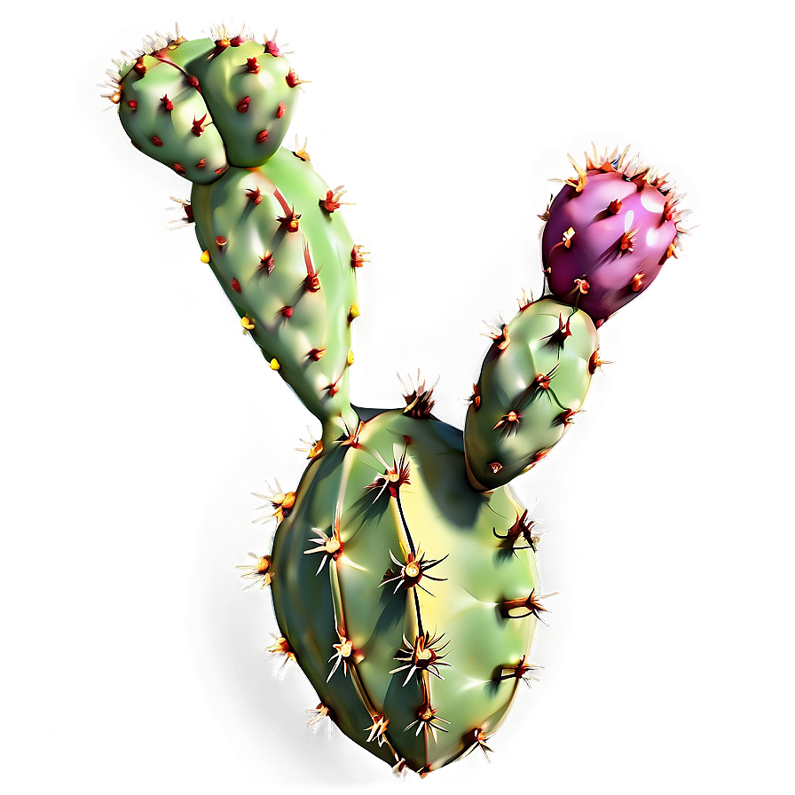 Prickly Pear With Thorns Png 06252024 PNG image