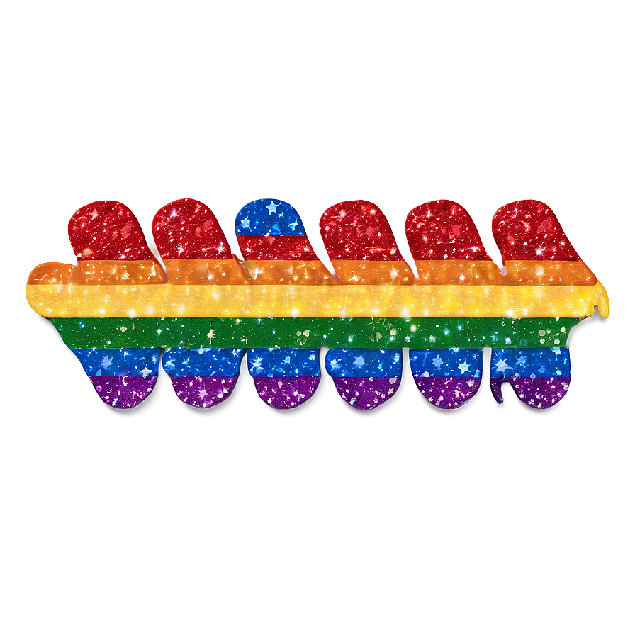 Pride Rainbow Glitter Png 05062024 PNG image