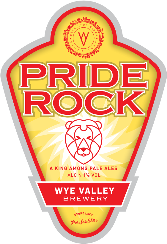 Pride Rock Beer Label PNG image