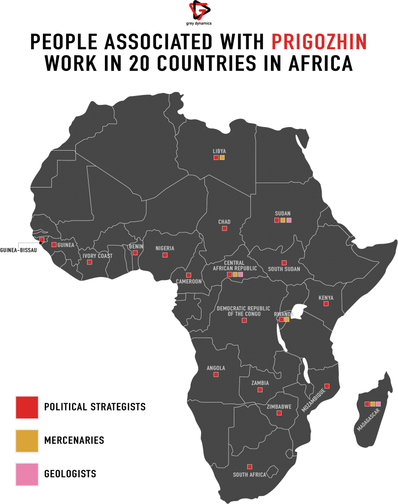 Prigozhin_ Associates_ African_ Countries_ Map PNG image