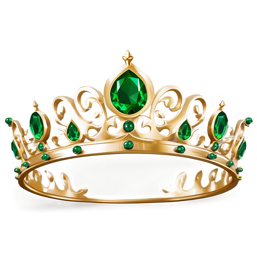 Prince Crown With Emeralds Png Pvh PNG image