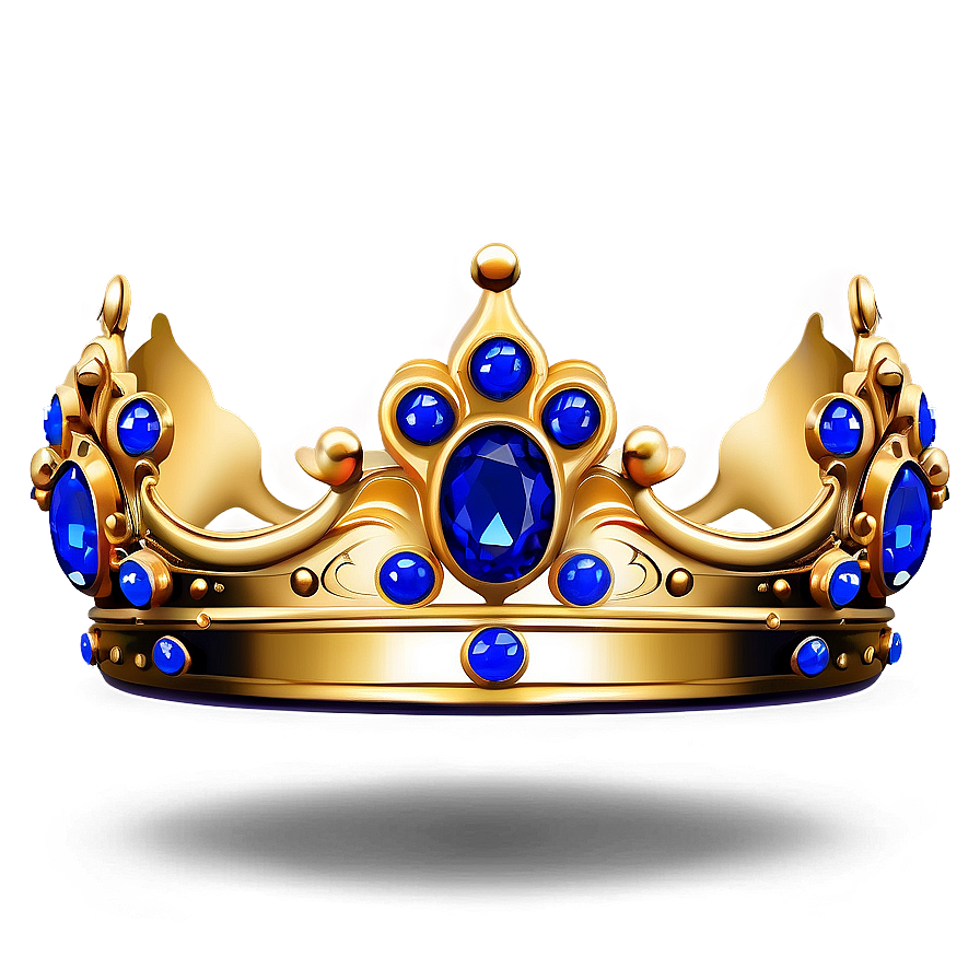 Prince Crown With Sapphires Png 15 PNG image