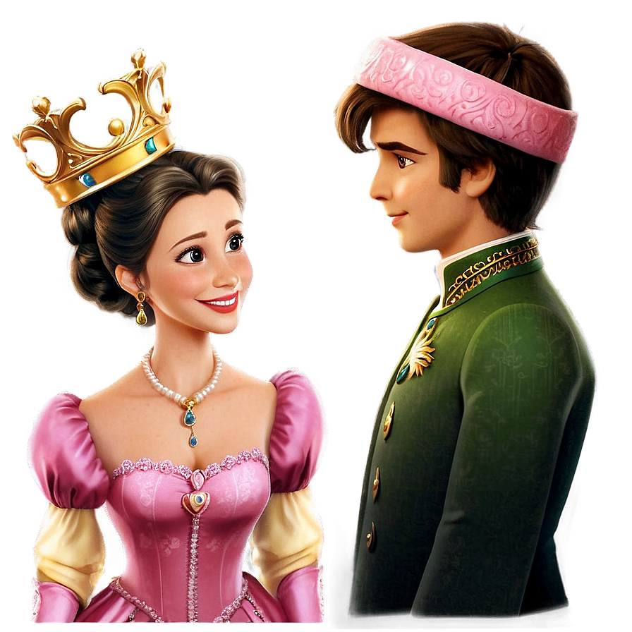 Princess And Prince Png 05232024 PNG image