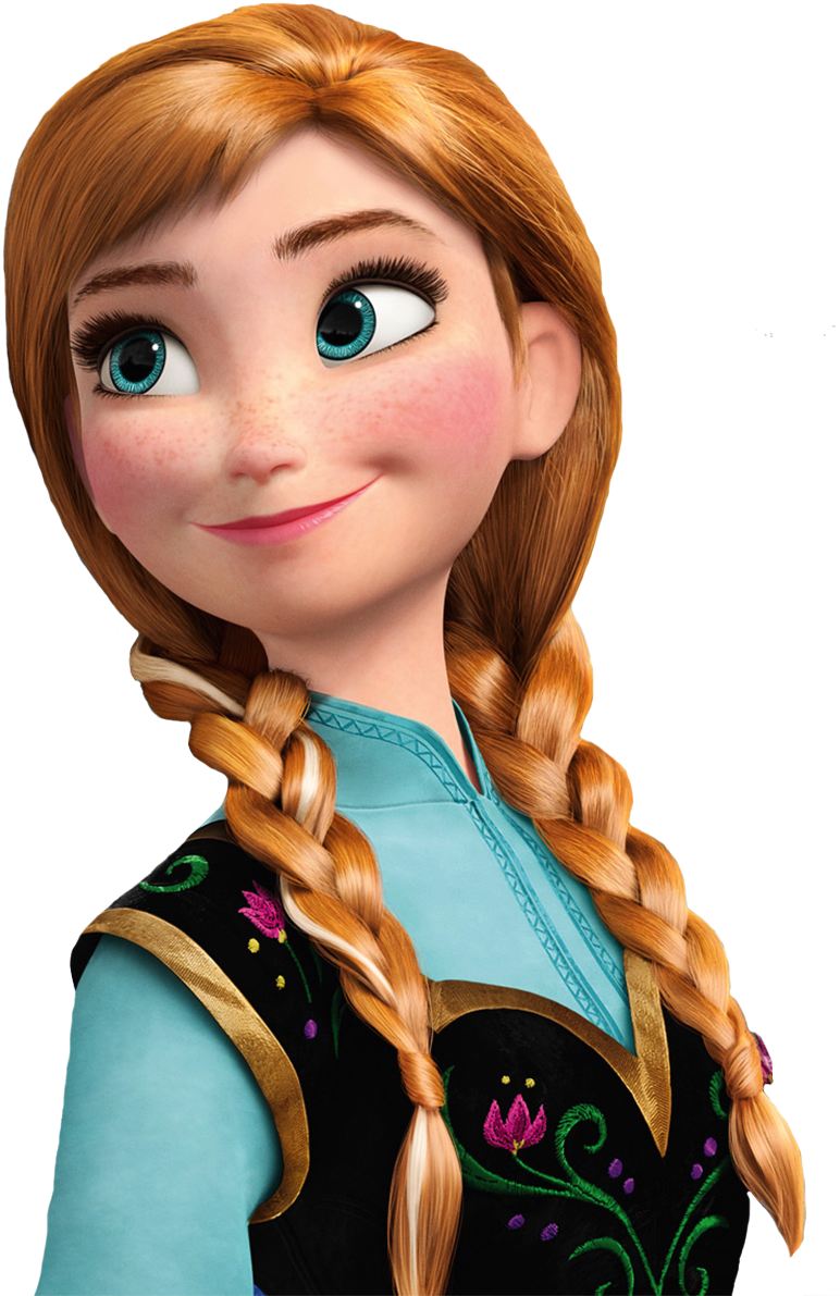 Princess_ Anna_ Frozen_ Smile PNG image