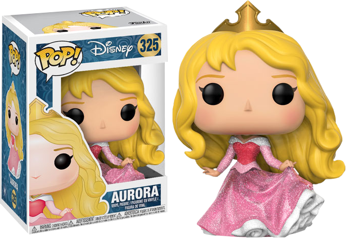 Princess Aurora Funko Pop Figure PNG image