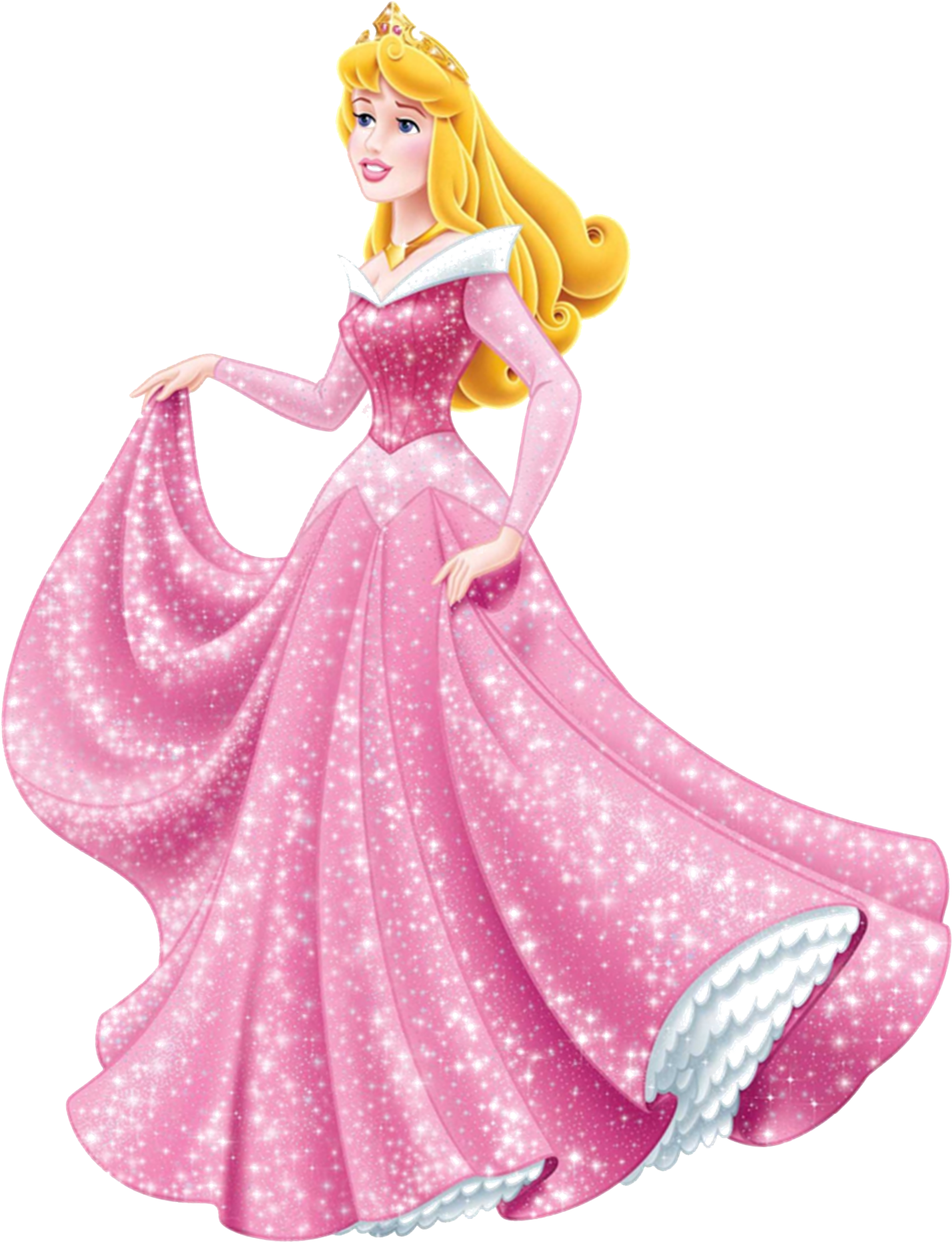 Princess Aurora Pink Gown PNG image