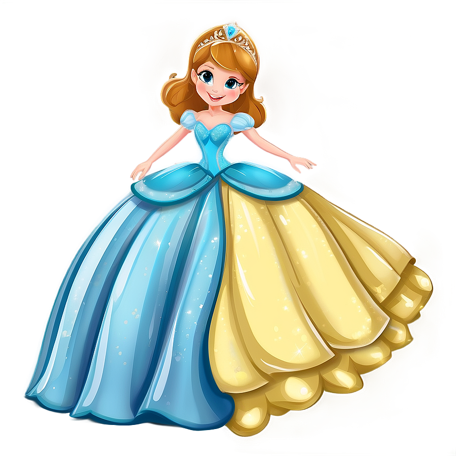 Princess Ball Gown Png 05232024 PNG image