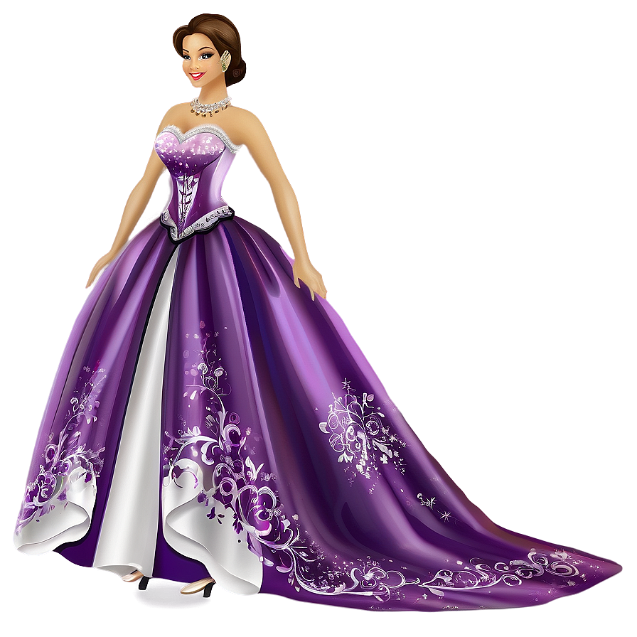 Princess Ball Gown Png 05232024 PNG image