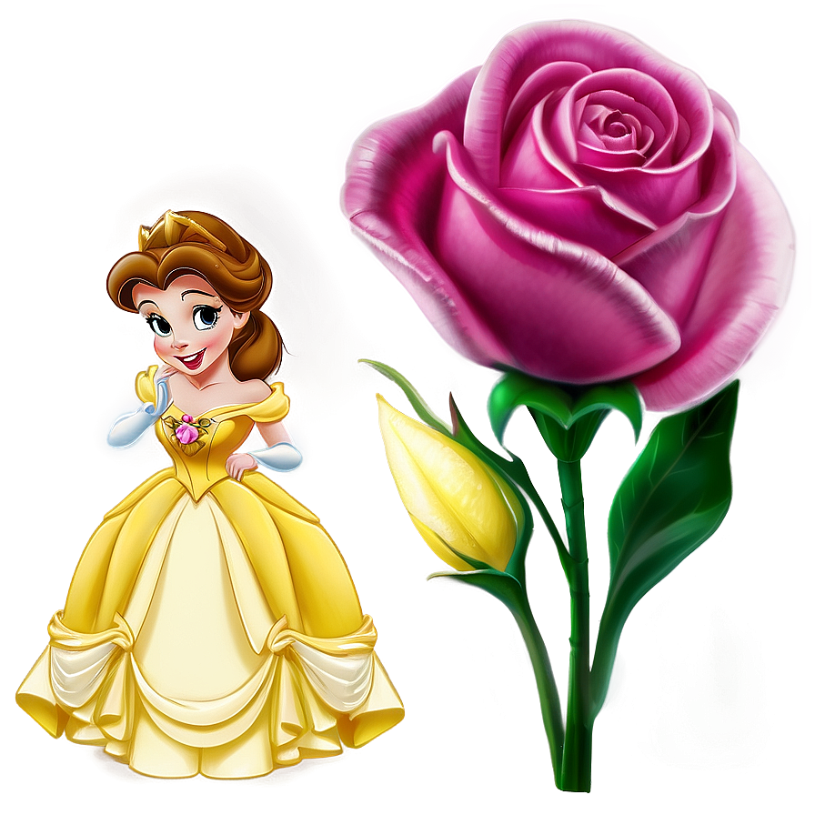 Princess Belle D PNG image