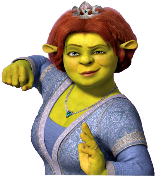 Princess_ Fiona_ Shrek_ Character_ Pose PNG image