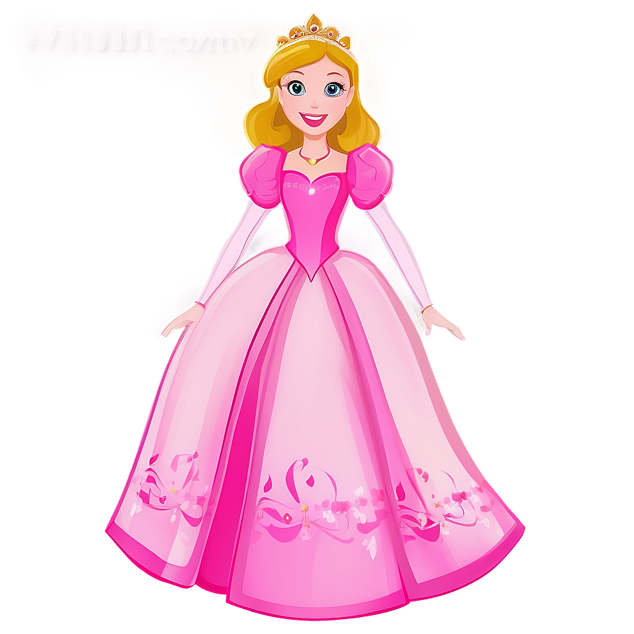 Princess Girl Cartoon Png 06132024 PNG image