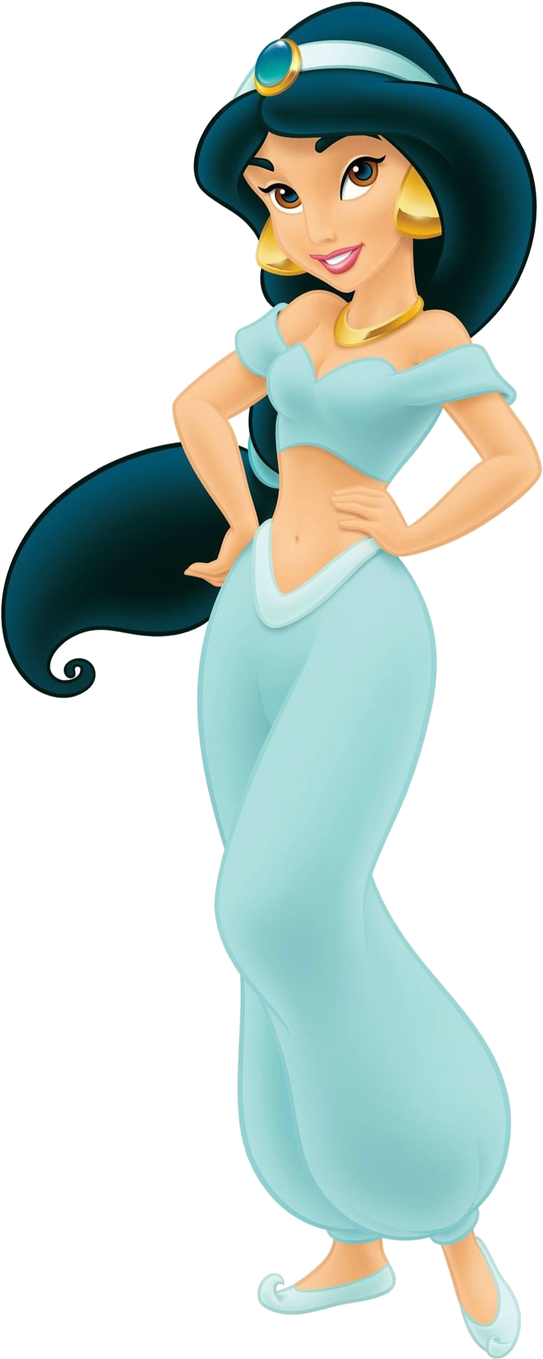 Princess Jasmine Aladdin Character Pose PNG image