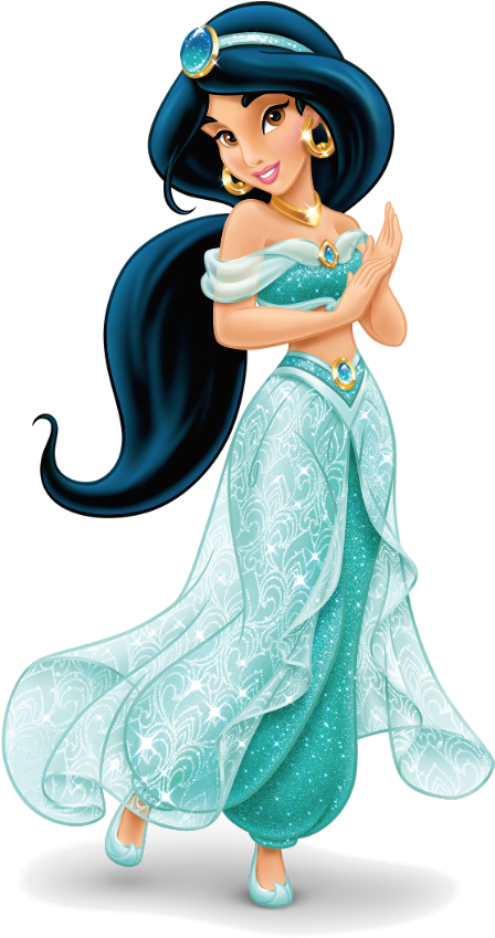 Princess Jasmine Animated Character Pose PNG image