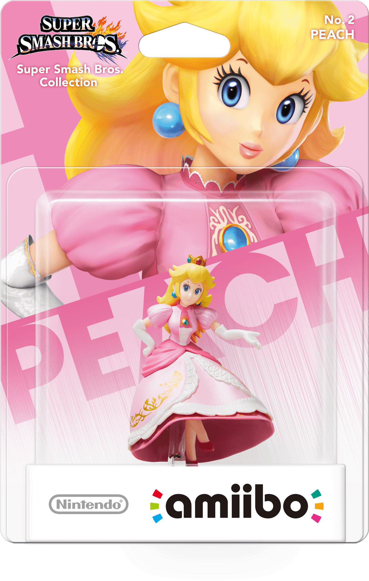 Princess Peach Amiibo Packaging PNG image
