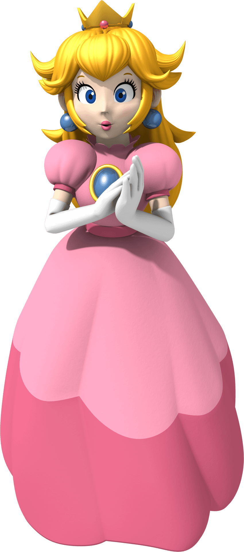 Princess Peach3 D Character PNG image
