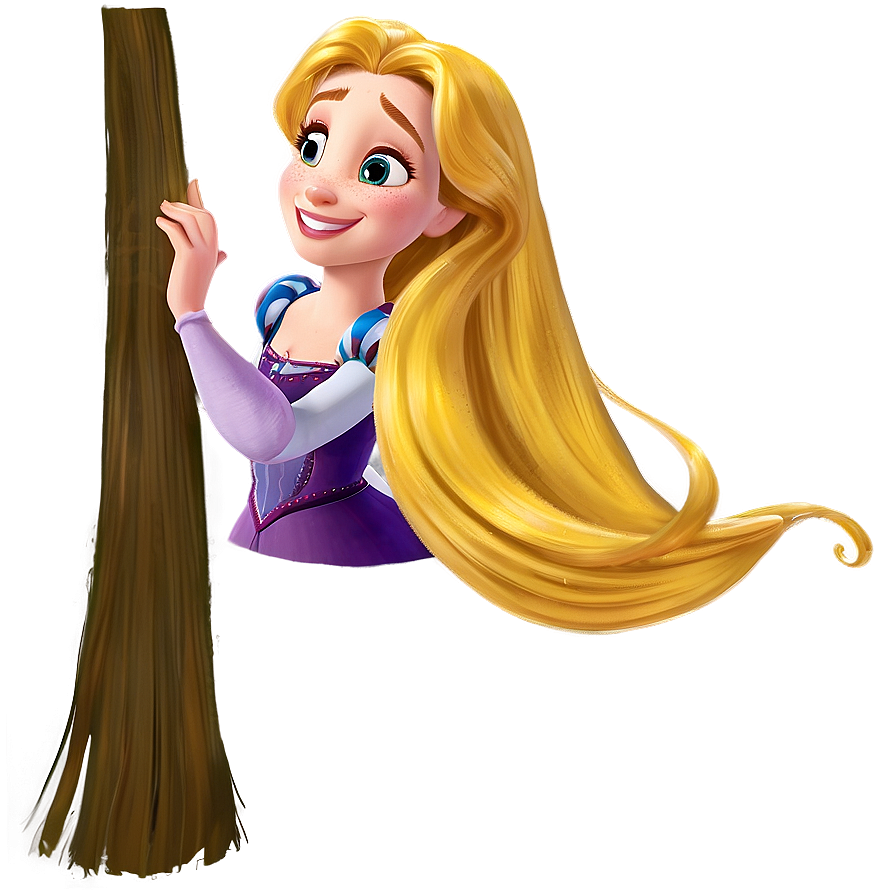 Princess Rapunzel Png Qyl PNG image