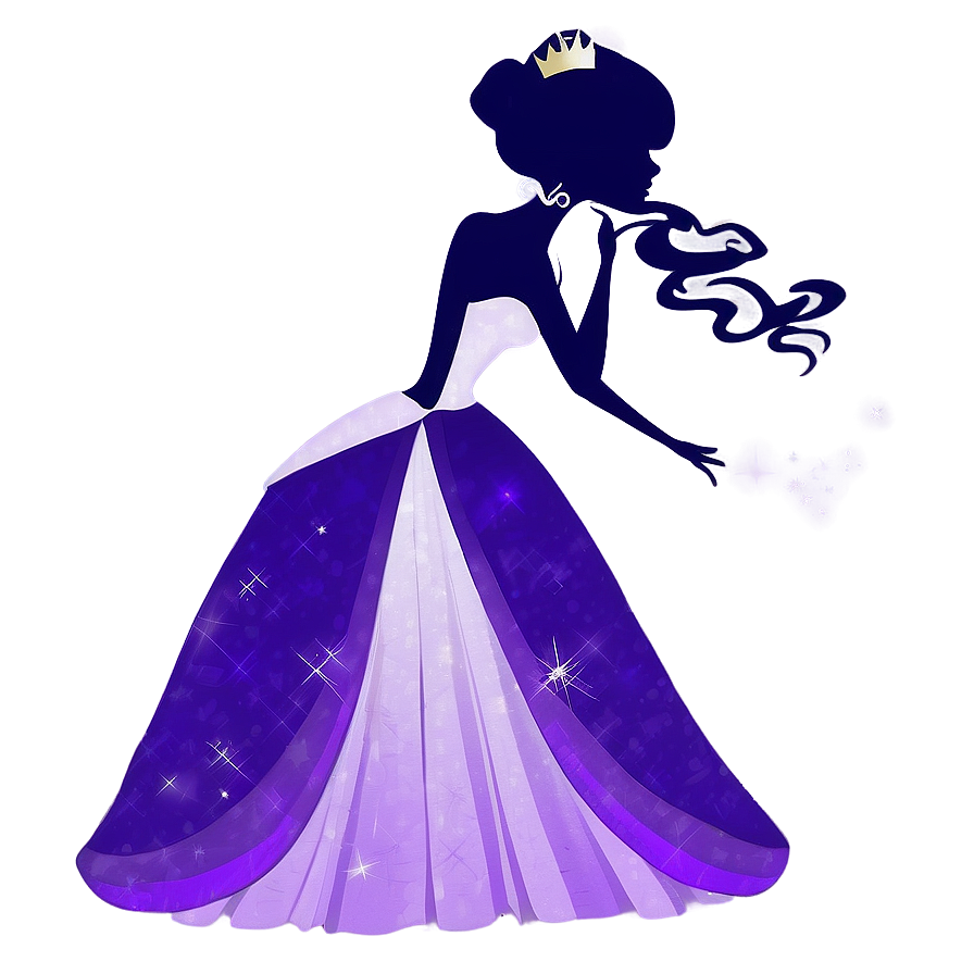 Princess Silhouette Png 05232024 PNG image