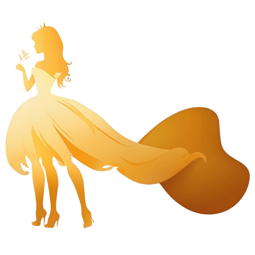 Princess Silhouette Png 05232024 PNG image