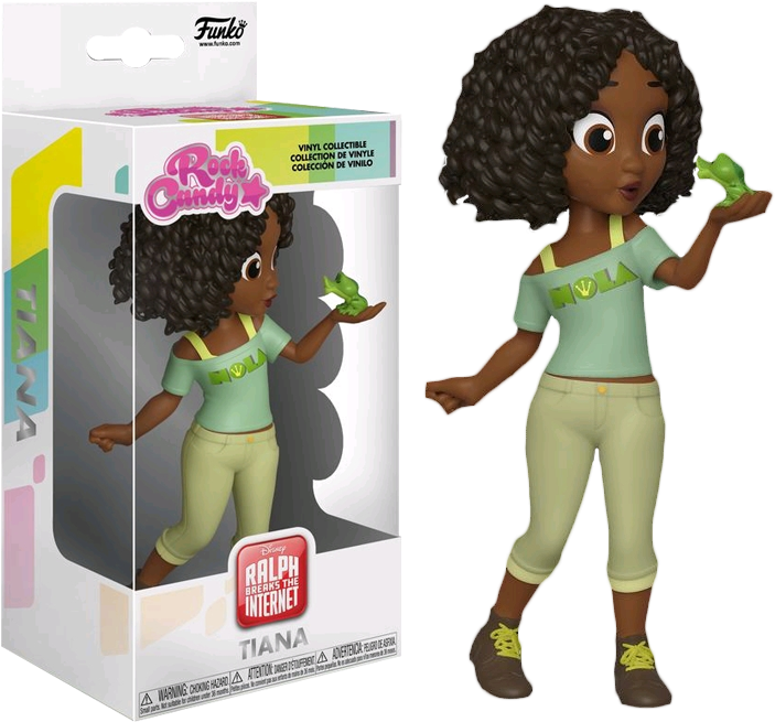 Princess Tiana Rock Candy Figure PNG image